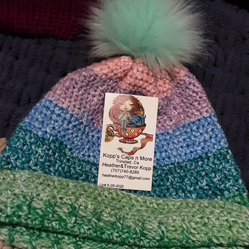 Handmade crocheted hat